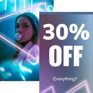 🚨30% off all items in my closet! 🚨